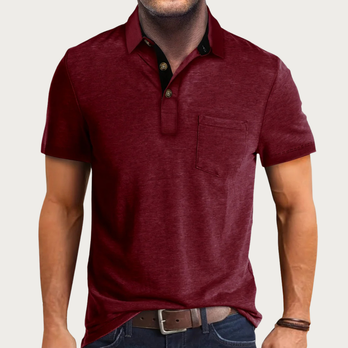 Heren Poloshirt Klassiek Stijl 3