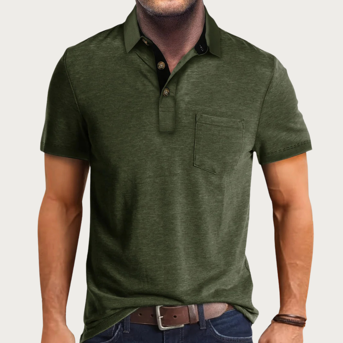 Heren Poloshirt Klassiek Stijl 4