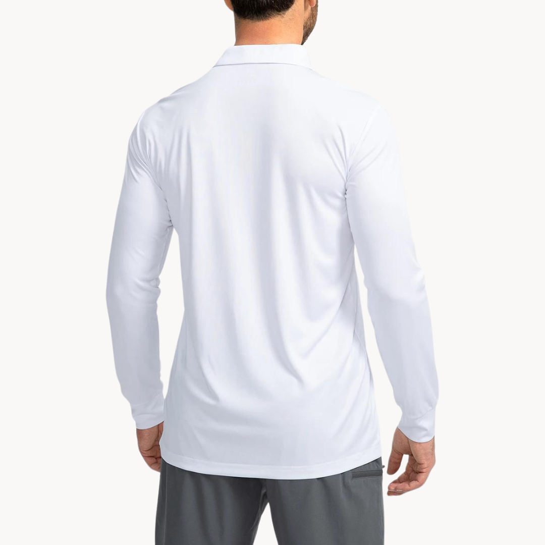 Heren Poloshirt Klassieke Kraag Ademend Stretch Voor Casual En Formele Gelegenheden 4