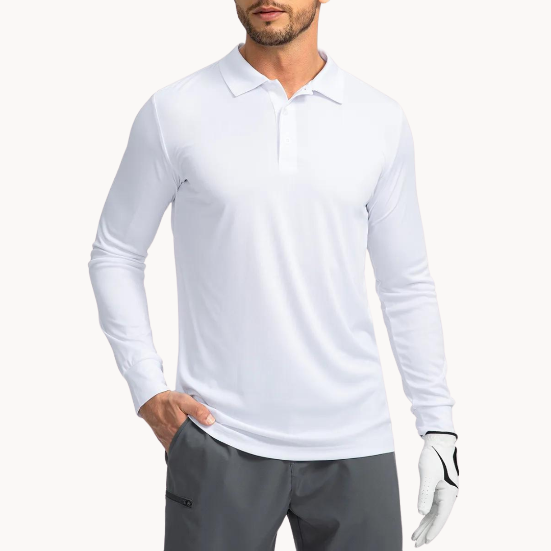 Heren Poloshirt Klassieke Kraag Ademend Stretch Voor Casual En Formele Gelegenheden 5