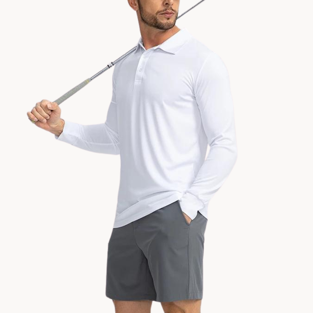 Heren Poloshirt Klassieke Kraag Ademend Stretch Voor Casual En Formele Gelegenheden 6