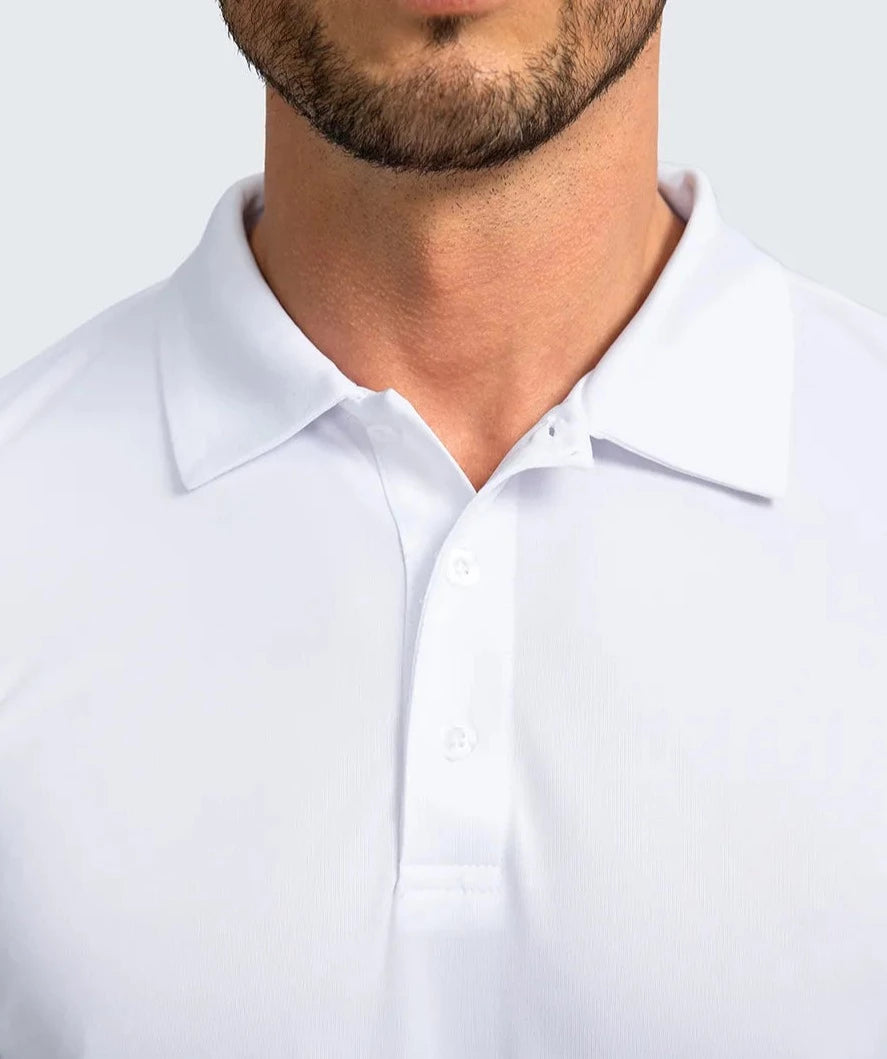Heren Poloshirt Klassieke Kraag Ademend Stretch Voor Casual En Formele Gelegenheden 7