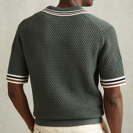 Heren Poloshirt Korte Mouwen Met Knoopsluiting Casual Stylish 2