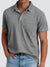 Heren Poloshirt Korte Mouwen Relaxed Zacht Gewassen Textuur 2