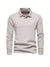 Heren Poloshirt Lange Mouwen Klassieke Kraag Katoen 2