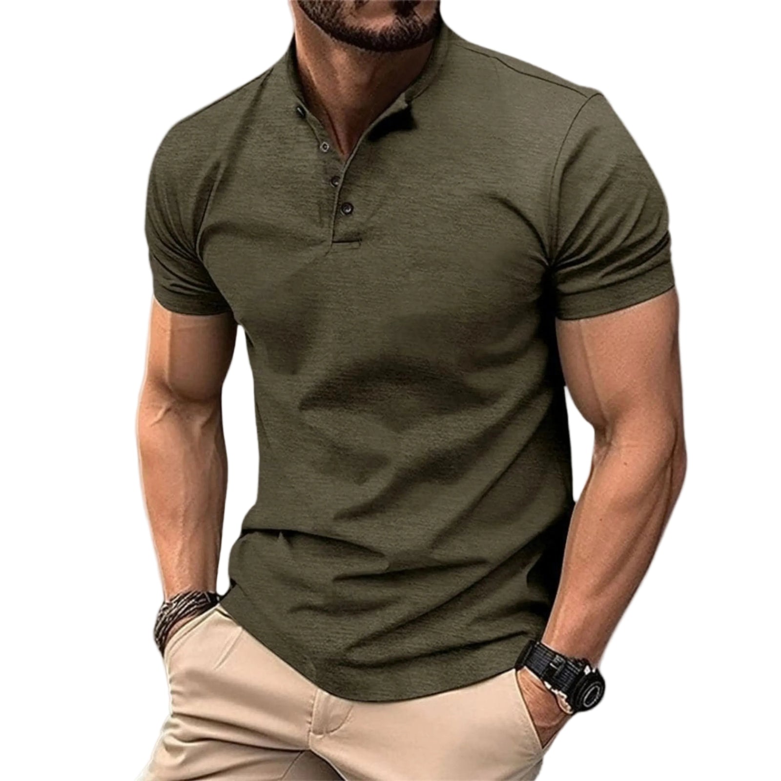 Heren Poloshirt Slim Fit Casual Stijl 0