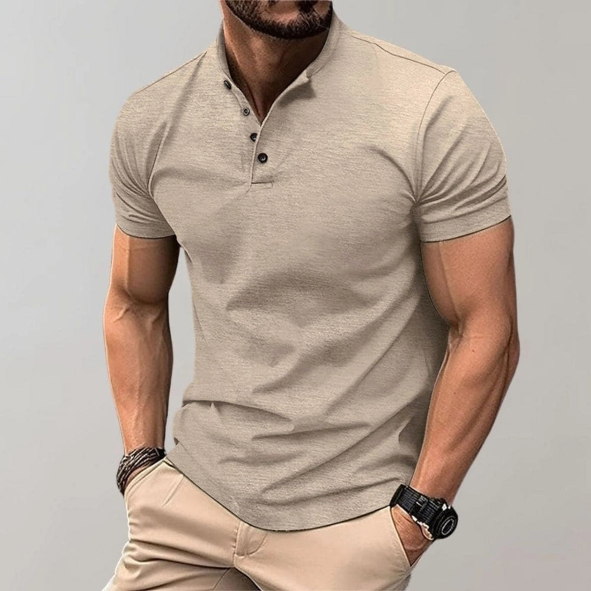 Heren Poloshirt Slim Fit Casual Stijl 2