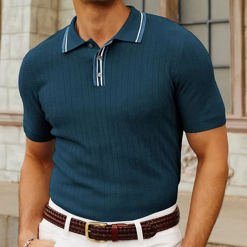 Heren Poloshirt Slim Fit Ice Silk 1