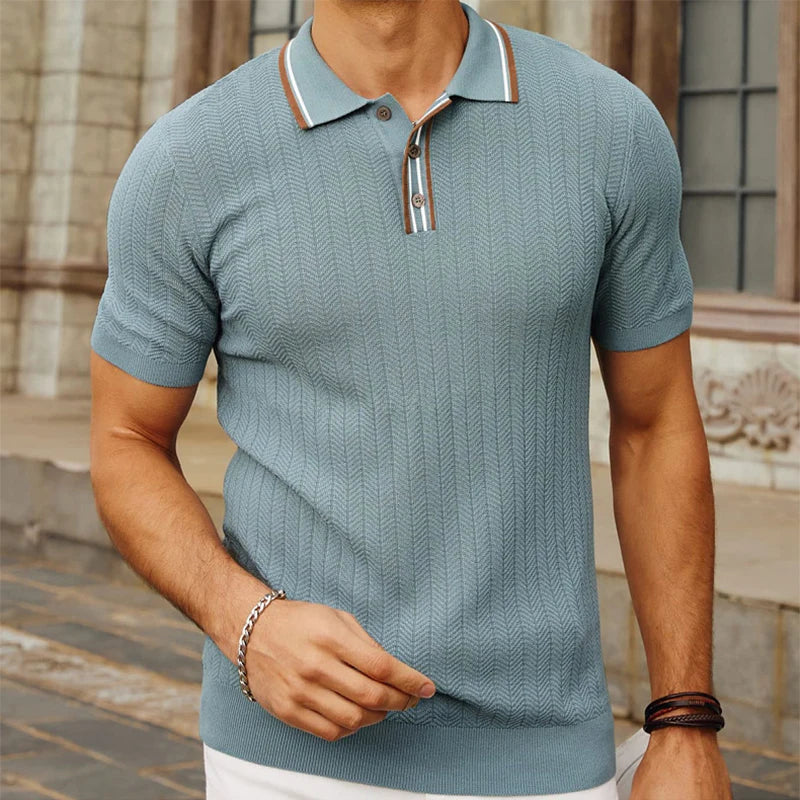Heren Poloshirt Slim Fit Ice Silk 4
