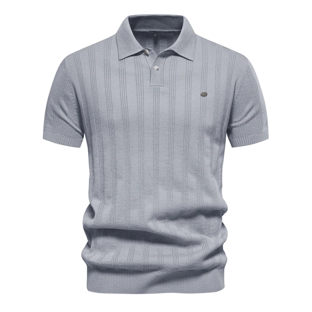 Heren Poloshirt Stijlvol Casual met Ademend Design 1