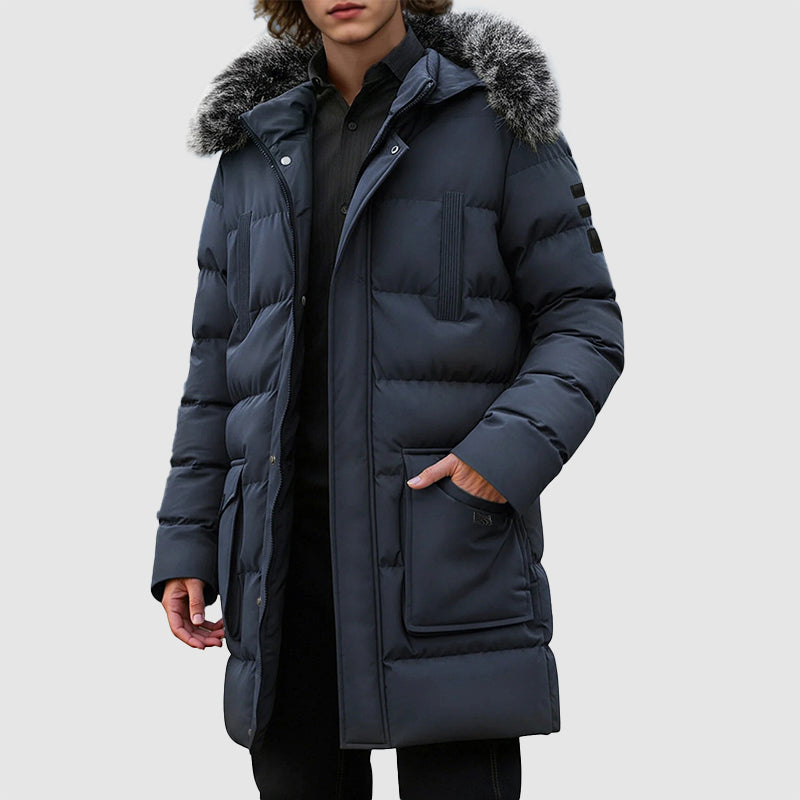 Heren Pufferjas met Afneembare Capuchon 2