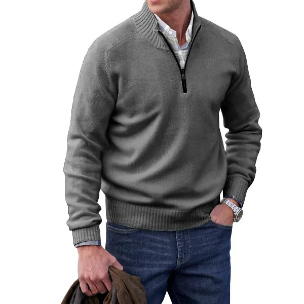 Heren Pullover Klassiek Zwart 8
