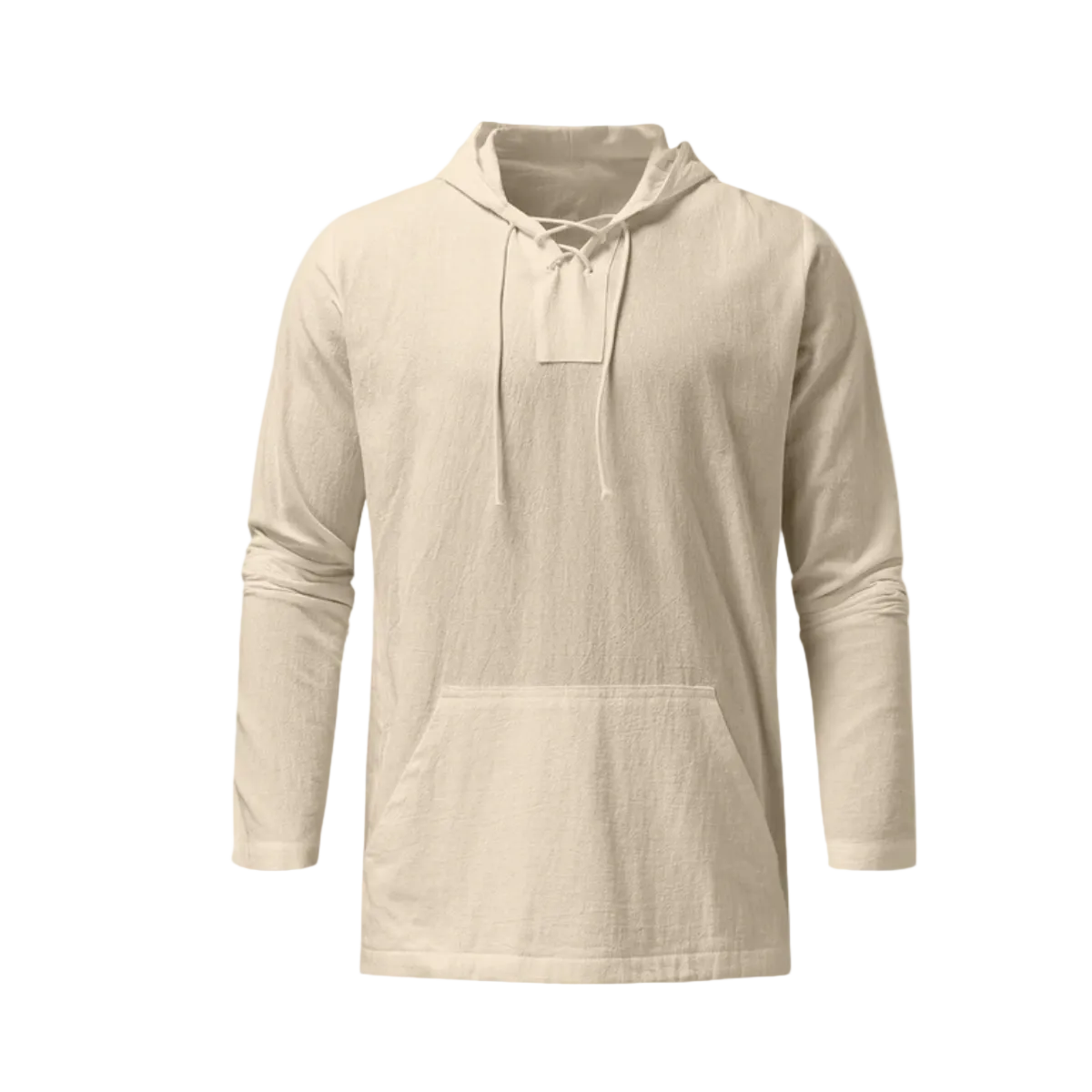 Heren Pullover Met Capuchon En V-hals Casual Stijl 0