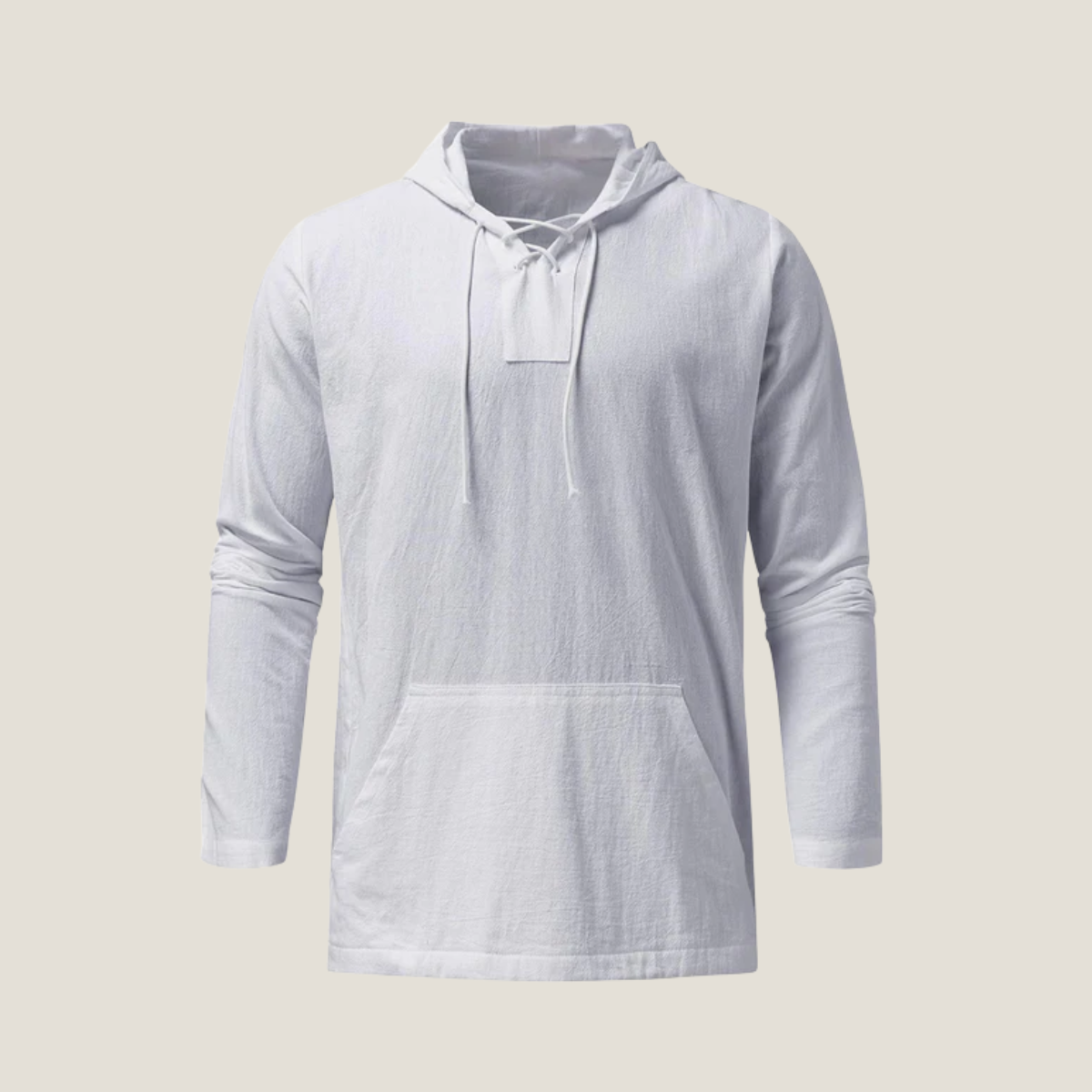 Heren Pullover Met Capuchon En V-hals Casual Stijl 2