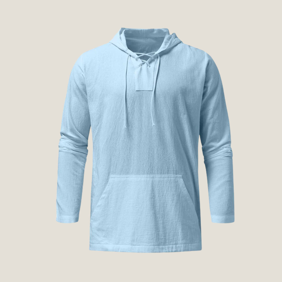 Heren Pullover Met Capuchon En V-hals Casual Stijl 4