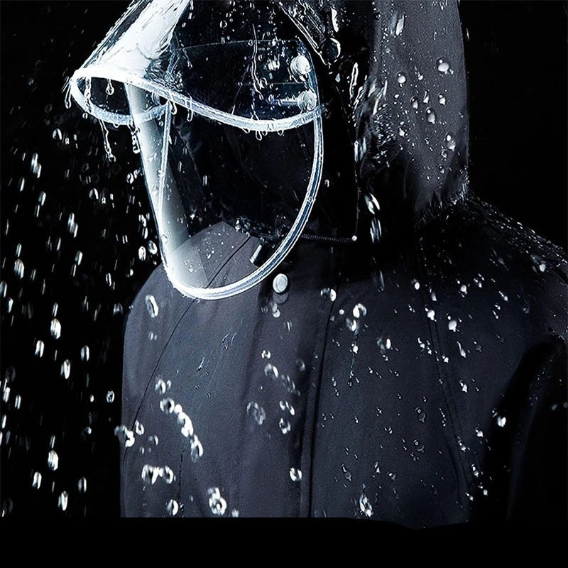 Heren Regenjas en Regenbroek Set voor Motor en Elektrische Fiets 1