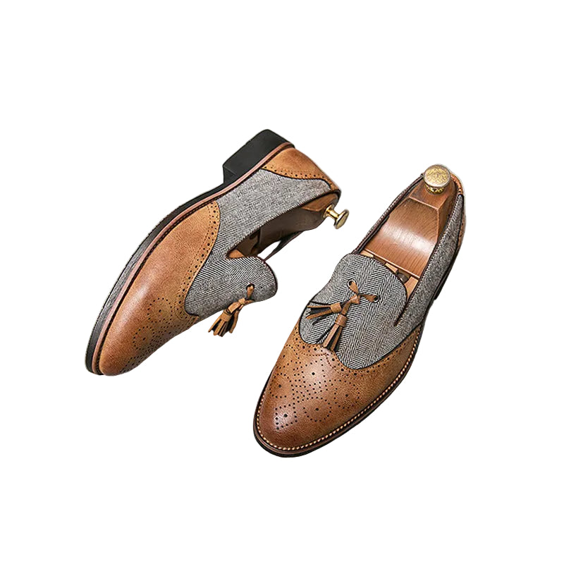 Heren Retro Loafers Stijlvol 0