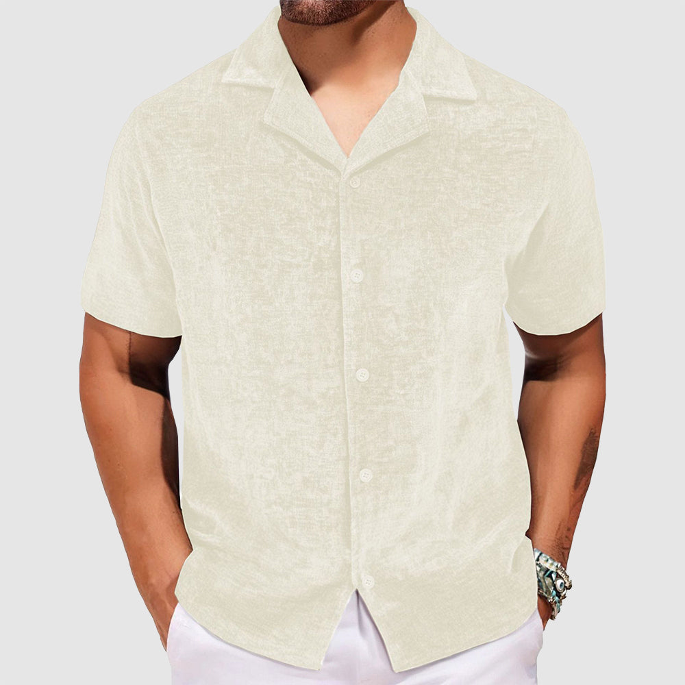 Heren Retro Shirt Met Omslagkraag 2