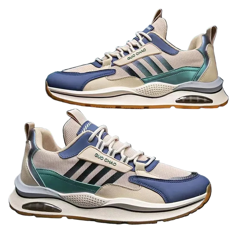 Heren Retro Sneakers Sportieve Stijl 0