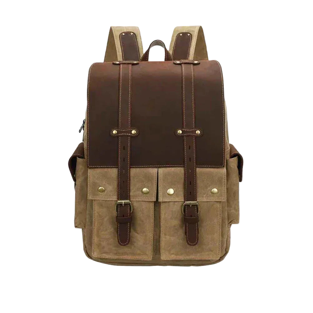 Heren Rugzak voor Camera Vintage Stijl 0