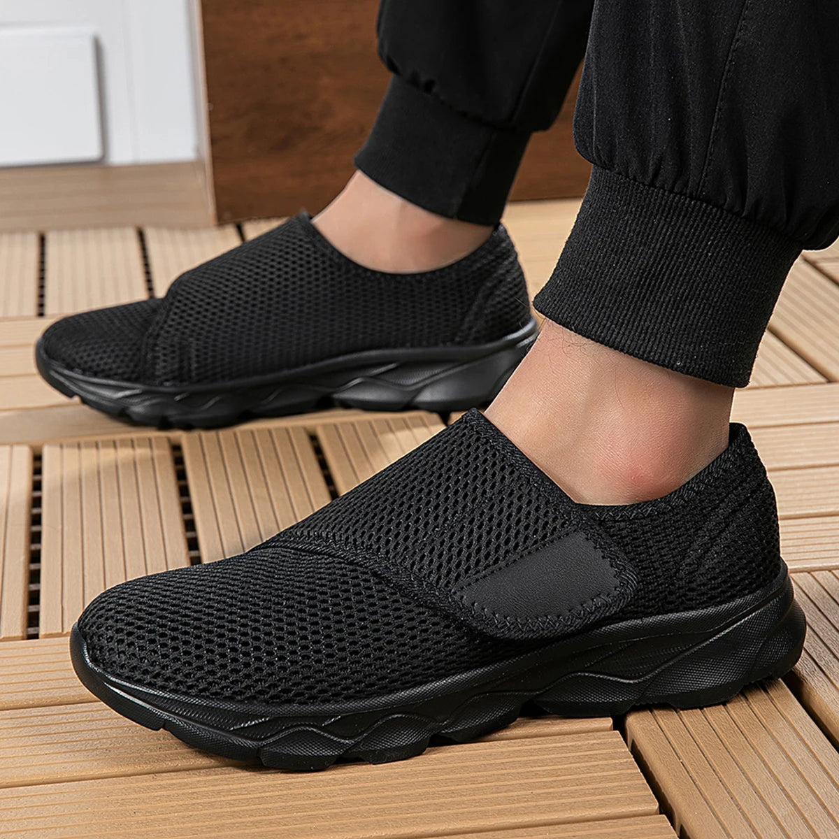 Heren Schoenen Casual Ademend Textiel Brede Pasvorm 2