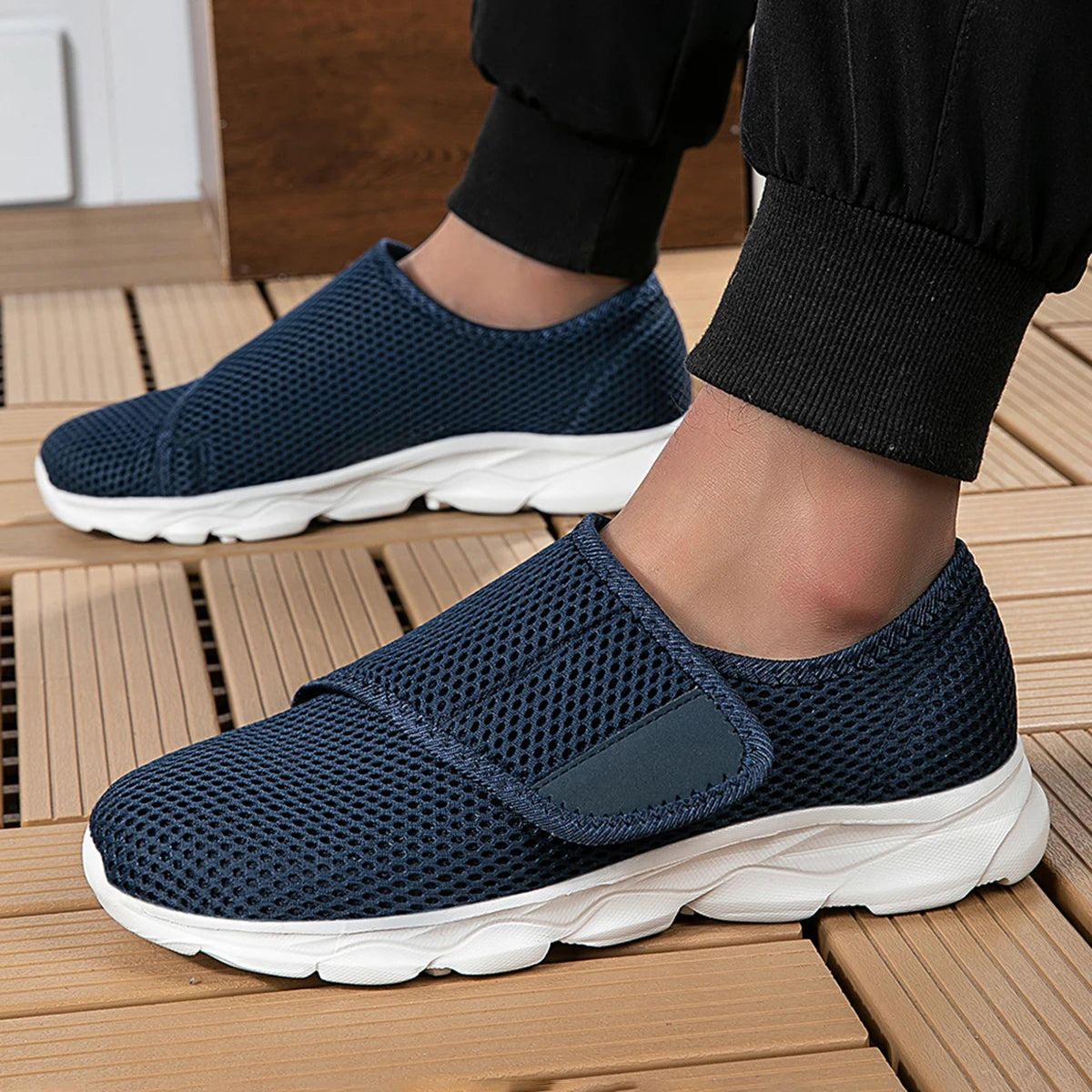 Heren Schoenen Casual Ademend Textiel Brede Pasvorm 8