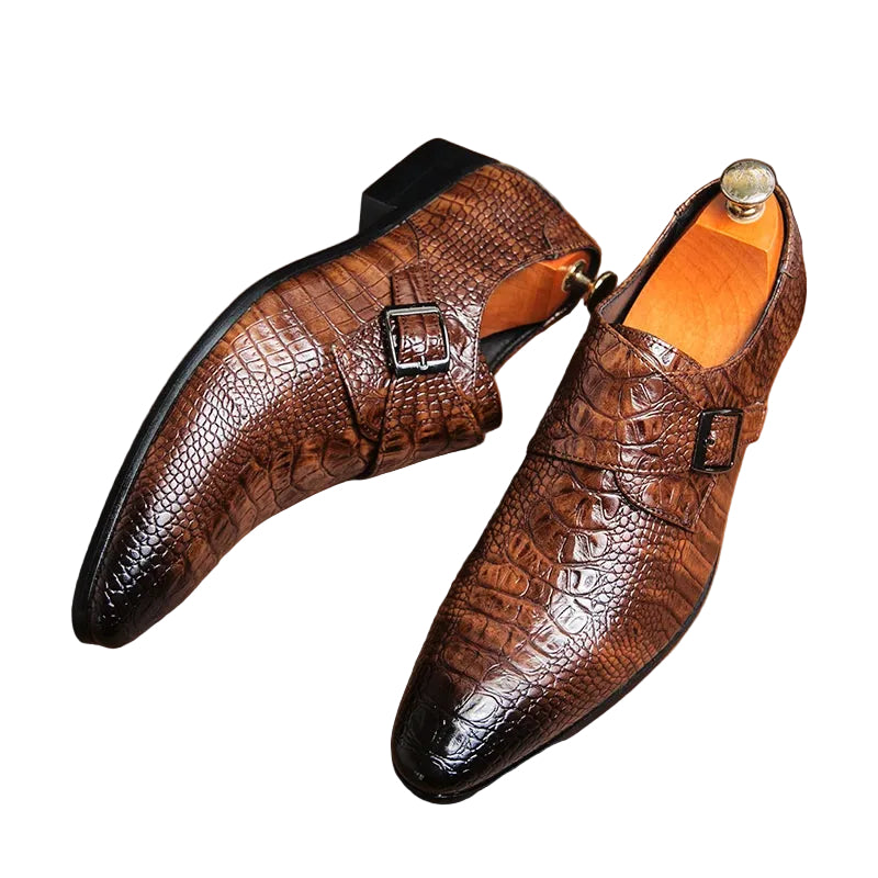 Heren Schoenen Formeel Retro Stijl met Puntige Tenen 0
