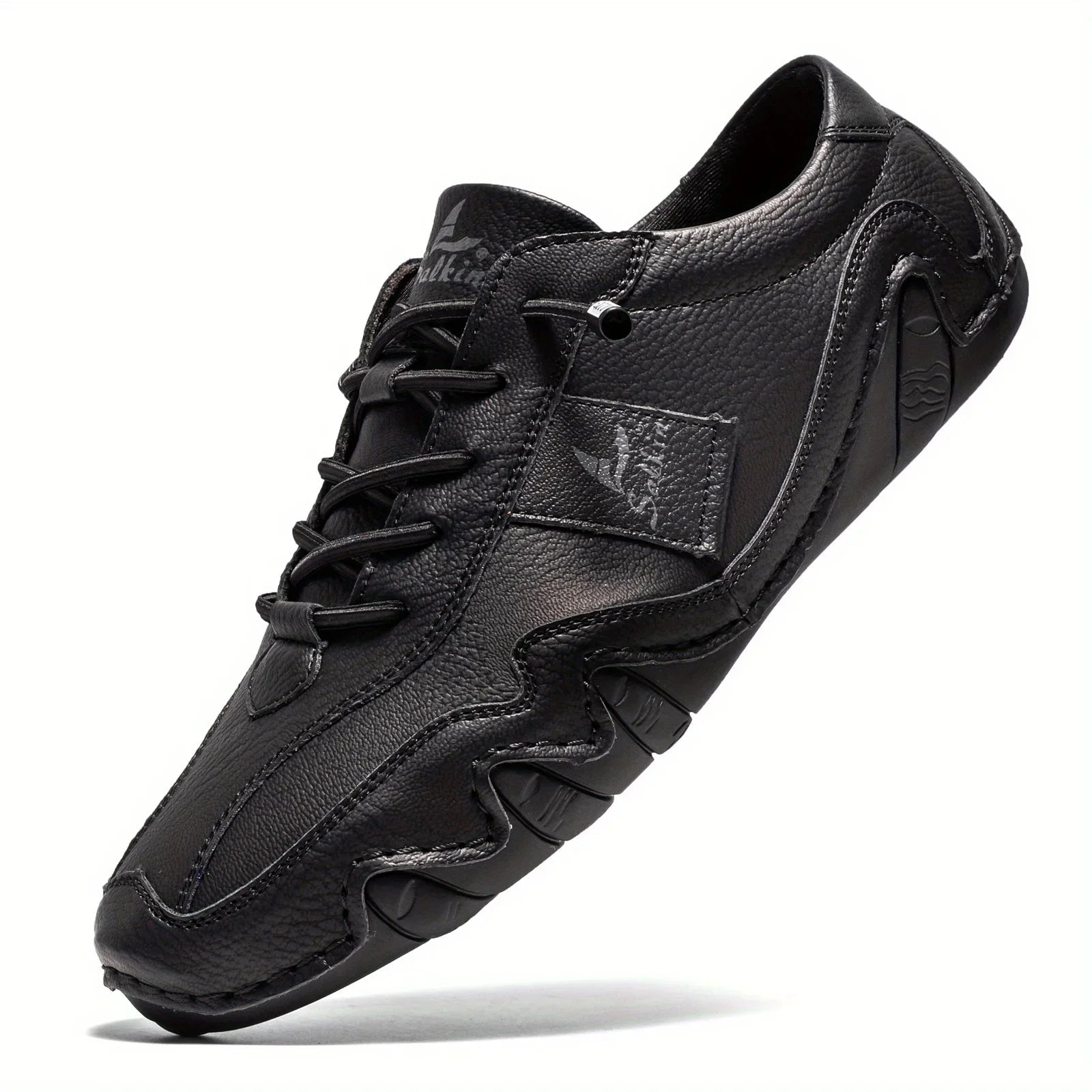Heren Schoenen Lage Veterschoenen met Contrasterende Stiksels 11