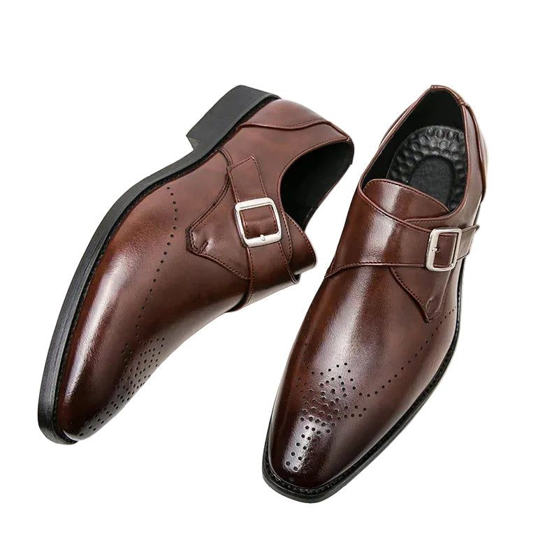 Heren Schoenen Monk Met Bandjes Verfijnde Look 0