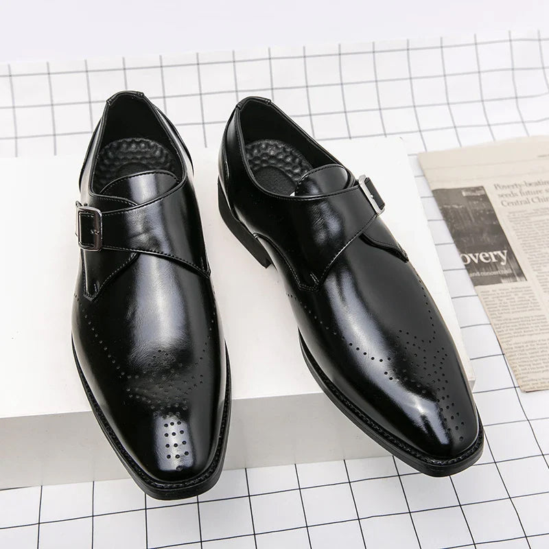 Heren Schoenen Monk Met Bandjes Verfijnde Look 3