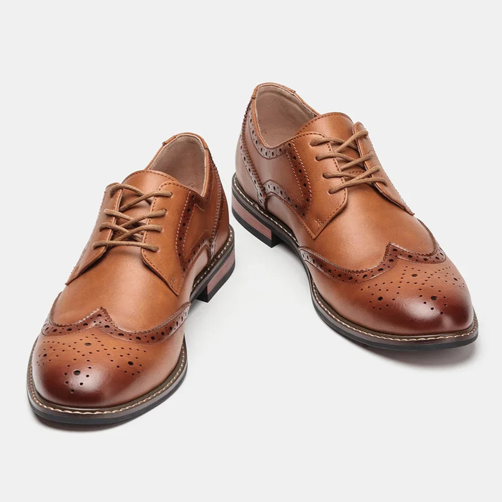 Heren Schoenen Oxford Brogues Met Gelaagde Zool 7