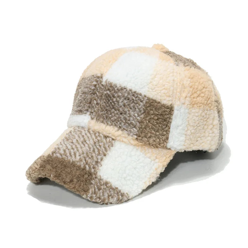 Heren Sherpa Pet met Ruitpatroon 3