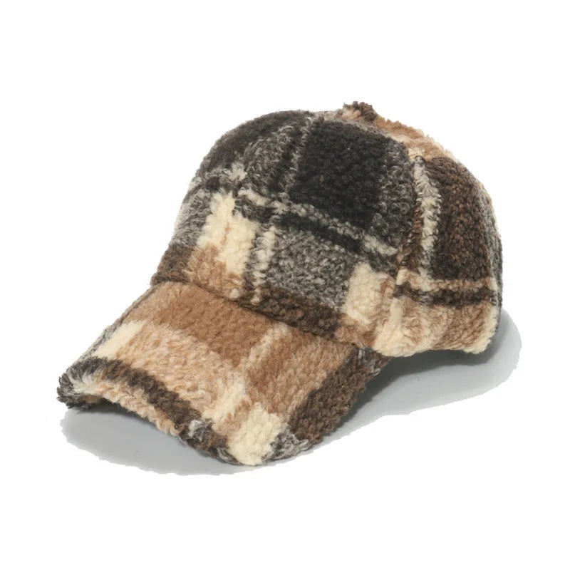 Heren Sherpa Pet met Ruitpatroon 5