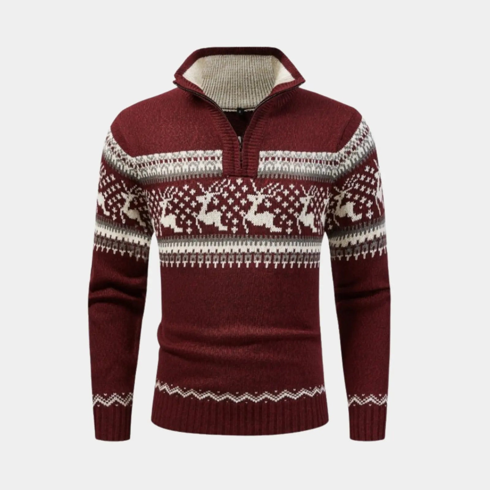 Heren Shirt Zip-up Scandinavisch Ontwerp Modern Minimalistisch 3