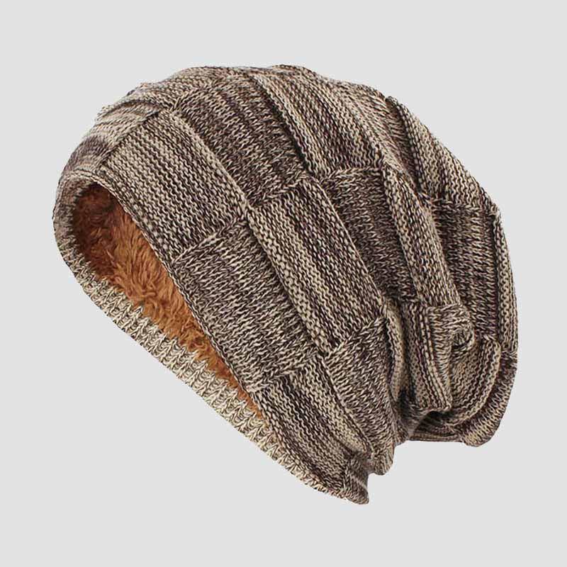 Heren Slouchy Beanie Gebreid 2