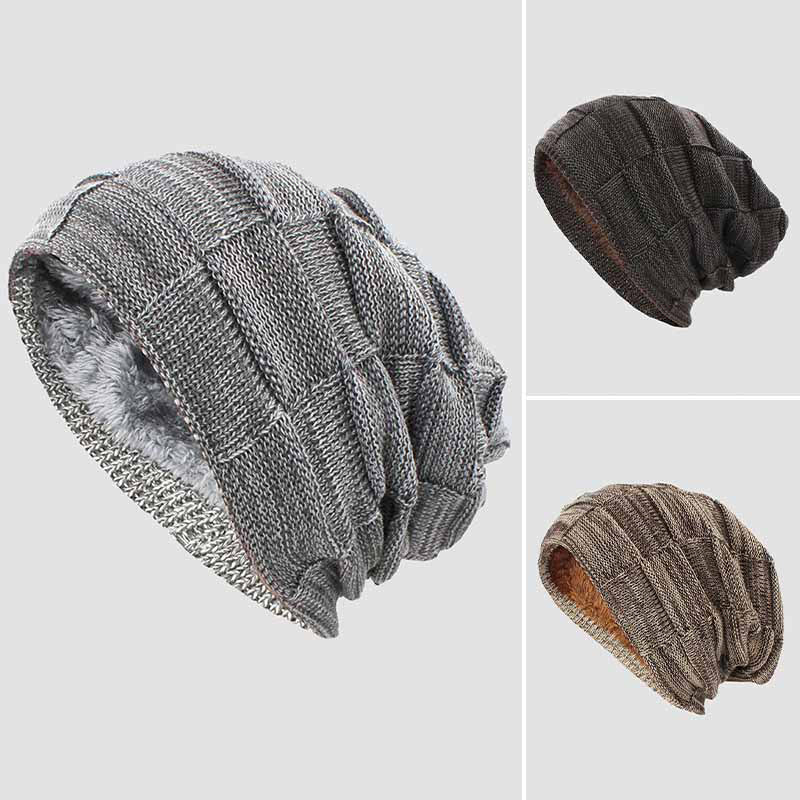 Heren Slouchy Beanie Gebreid 3