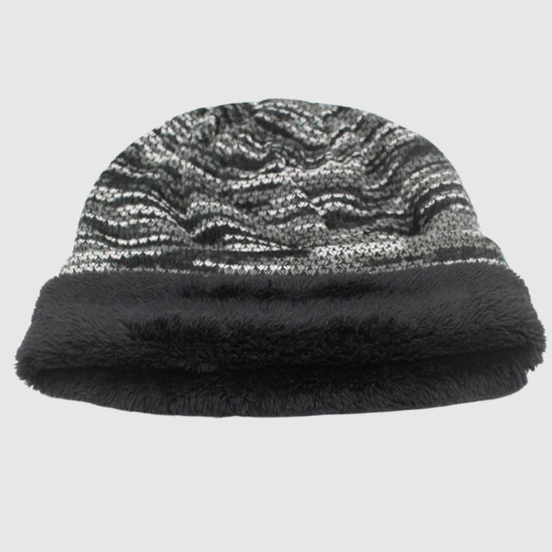 Heren Slouchy Beanie Gestreept 5