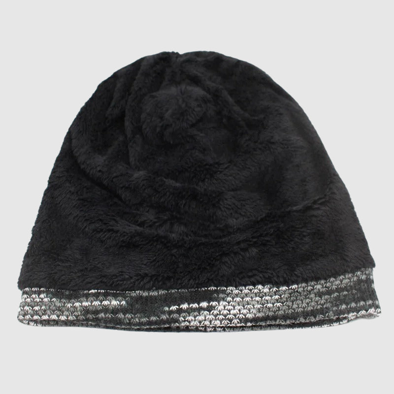 Heren Slouchy Beanie Gestreept 6