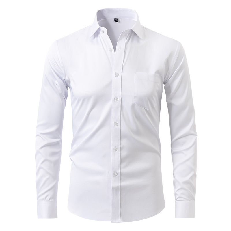 Heren Smart Casual Overhemd Kreukvrij Stretch 11