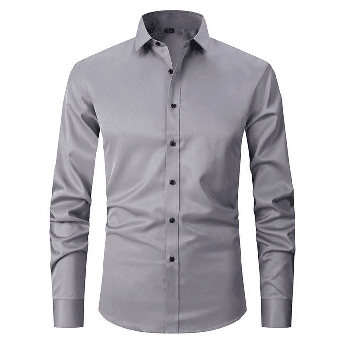 Heren Smart Casual Overhemd Kreukvrij Stretch 13
