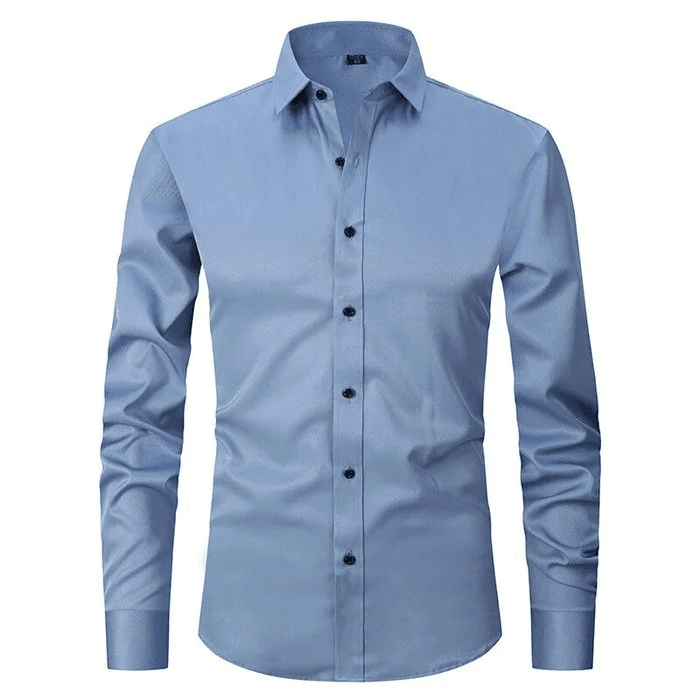 Heren Smart Casual Overhemd Kreukvrij Stretch 6