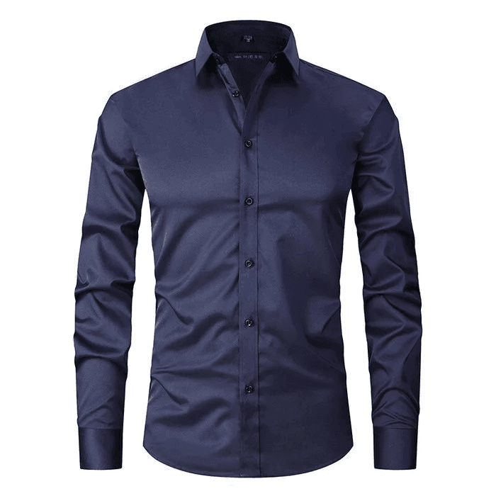 Heren Smart Casual Overhemd Kreukvrij Stretch 7