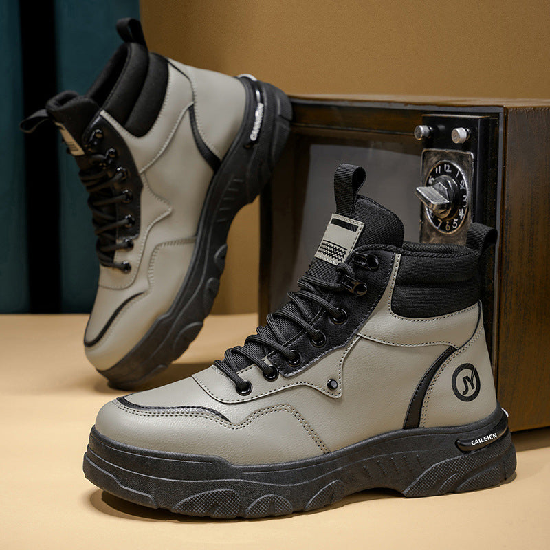 Heren Sneakerlaarzen Hoog met Antislipzool 6