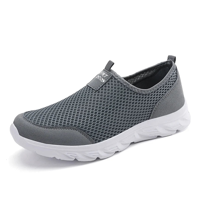 Heren Sneakers Casual Ademend Slip-On Lichtgewicht Rubber 5