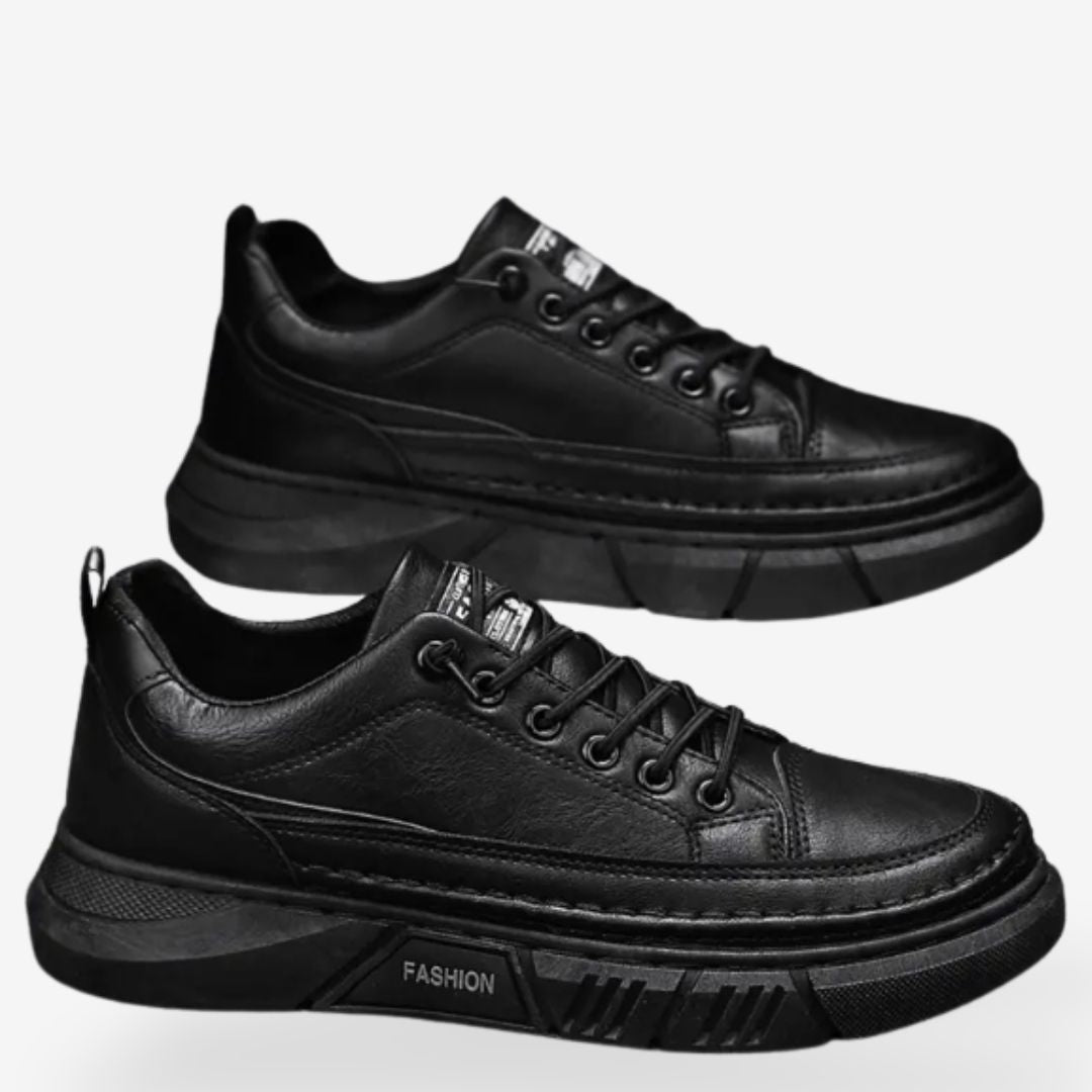 Heren Sneakers Casual Donkergroen Zwart 0