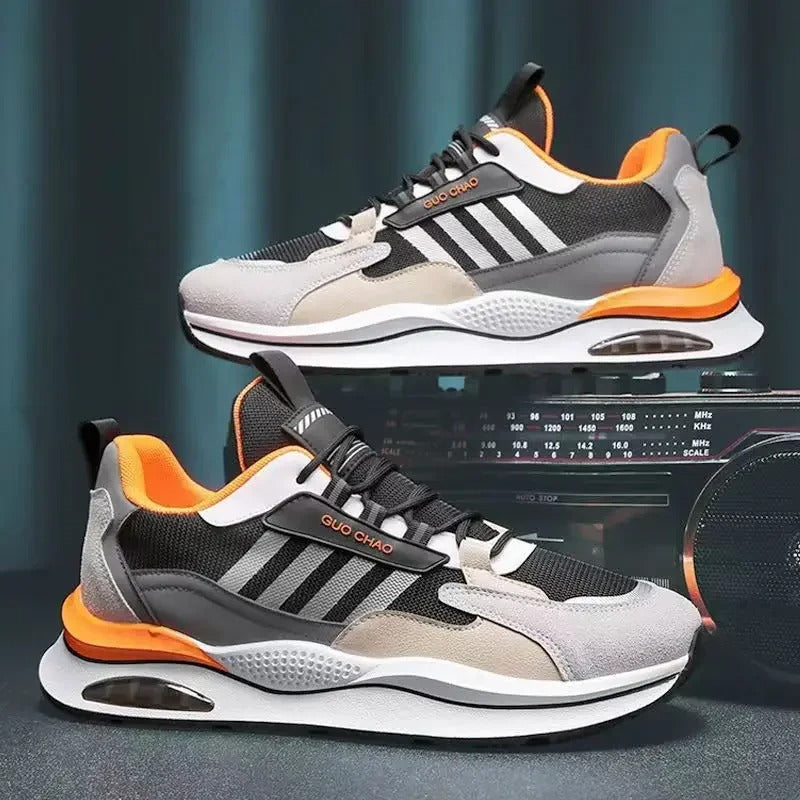 Heren Sneakers Casual Met Dikke Zool voor Comfort en Stijl 1