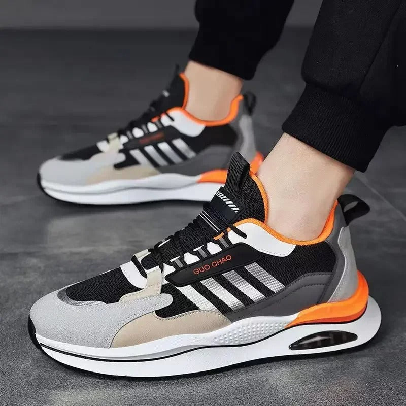 Heren Sneakers Casual Met Dikke Zool voor Comfort en Stijl 2