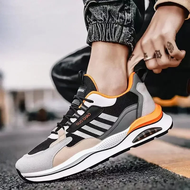 Heren Sneakers Casual Met Dikke Zool voor Comfort en Stijl 3