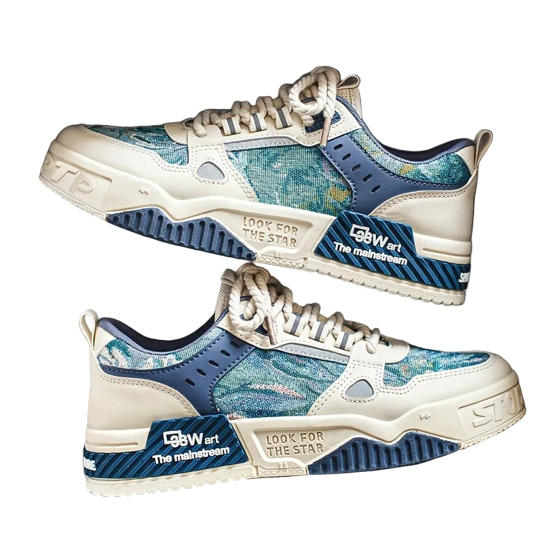 Heren Sneakers Casual Met Grafisch Ontwerp 0