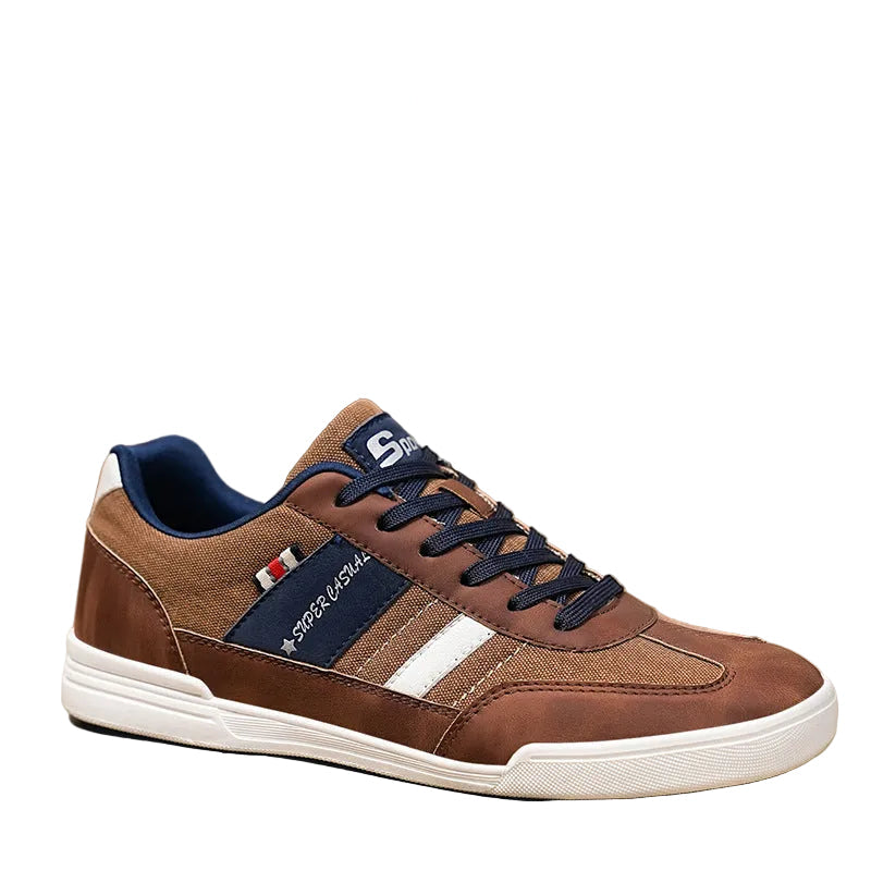 Heren Sneakers Casual met Vintage Vervaging en Brede Neus 0